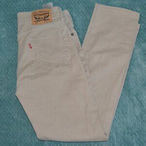 Levi Strauss | Men's 511 Slim Fit Khaki Cream Color Jeans